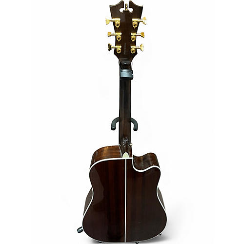 Used D'Angelico EXD500L Natural Acoustic Electric Guitar Natural
