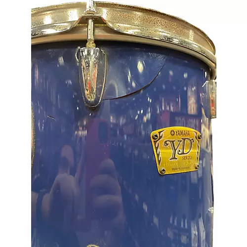 Used Yamaha 4 Piece YD Series Blue Drum Kit Blue