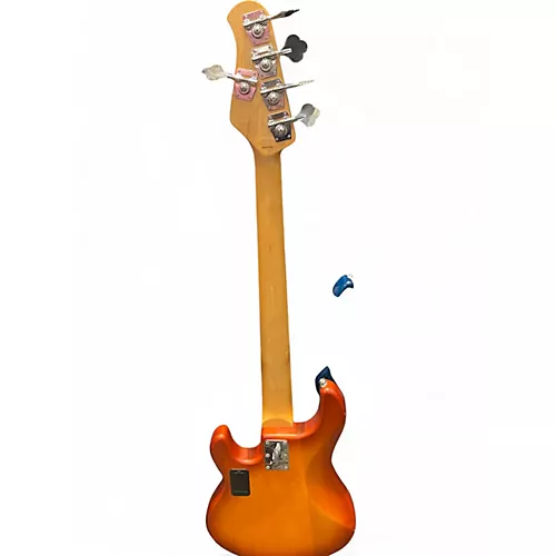 Used Sterling by Music Man Sub Series Stingray 5 Amber Burst Electric Bass Guitar Amber Burst