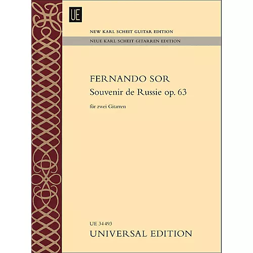 Carl Fischer Souvenir de Russie Op. 63 - Guitar Duet