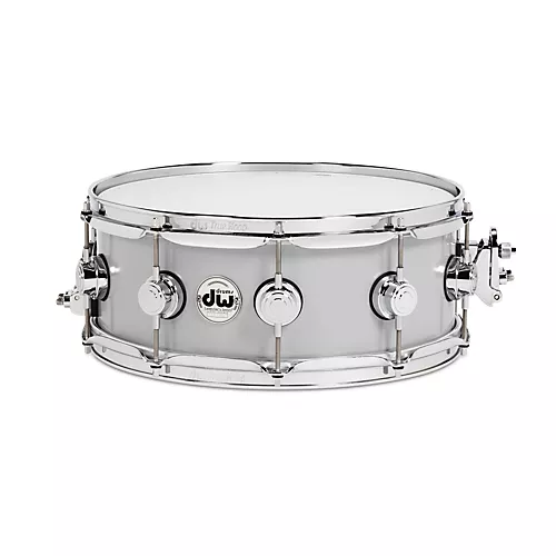 DW Thin Aluminum Snare Drum 14 x 6.5 in. Chrome Hardware