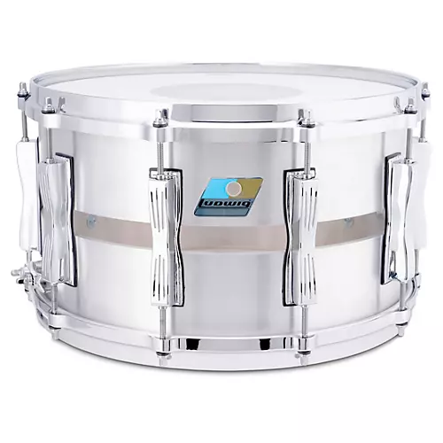 Ludwig Limited-Edition Cast Aluminum Slotted Coliseum Snare Drum 14 x 8 in.