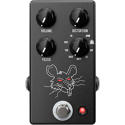 JHS Pedals PackRat Distortion/Fuzz Effects Pedal Black