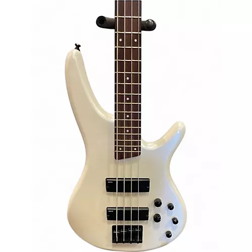 Used Ibanez SR250 Pearl White Electric Bass Guitar Pearl White