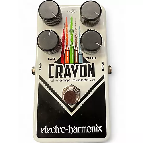 Used Electro-Harmonix Crayon Full Range Overdrive Effect Pedal