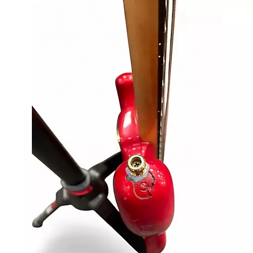 Used 1989 Fender PRECISION BASS Candy Apple Red Electric Bass Guitar Candy Apple Red