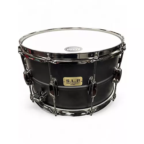 Used TAMA 8X14 SLP BIG BLACK STEEL Black Drum Black 18