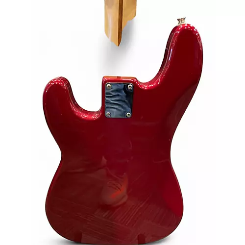 Used Fender Standard Precision Bass Candy Apple Red Electric Bass Guitar Candy Apple Red