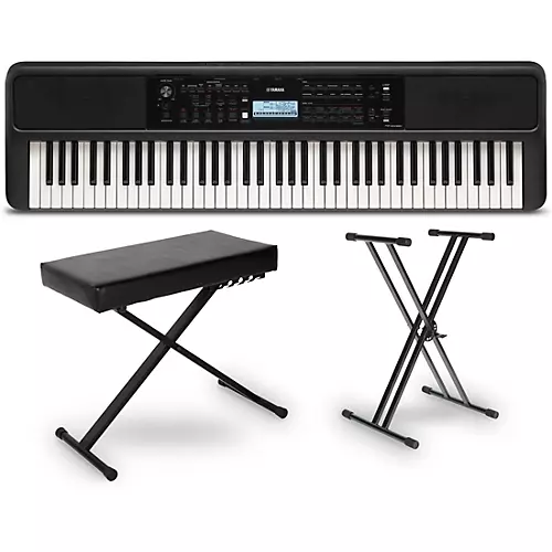 Yamaha PSR-EW320 76-Key Portable Keyboard Essentials Bundle