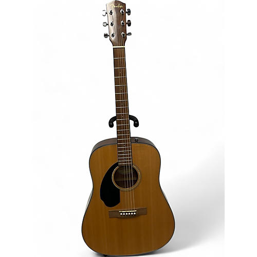 Used Fender CD60s Dreadnought Natural Acoustic Guitar Natural