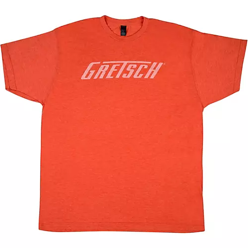 Gretsch Logo Heather Orange T-Shirt Medium