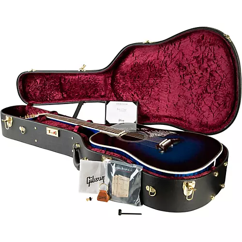 Gibson Bats in Flight Limited-Edition Acoustic Guitar Midnight Edge Burst