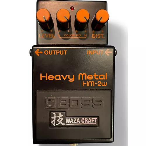 Used BOSS HM-2W Waza Craft Heavy Metal Effect Pedal