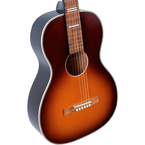 Recording King Dirty 30s Series 7 Single-0 Left-Handed Spruce-Whitewood Acoustic Guitar Tobacco Sunburst