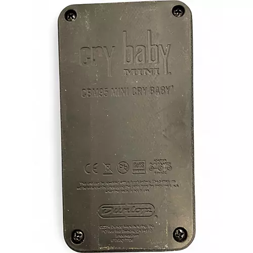 Used Dunlop CBM95 Cry Baby Mini Wah Effect Pedal