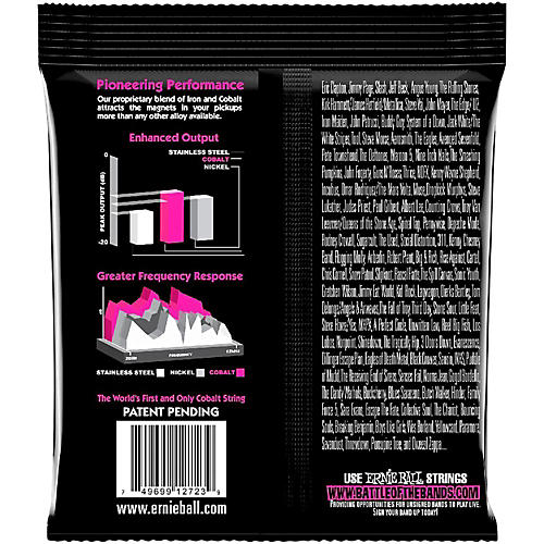 Ernie Ball 2723 Cobalt Super Slinky Electric Guitar Strings