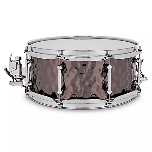 Premier Beatmaker Hammered Brass Snare Drum 13 x 5.5 in. Black Chrome