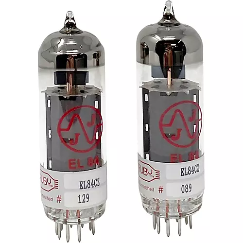 Ruby EL84CZ Premium Tube Matched Pair Matched Quad
