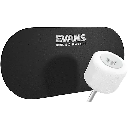 Evans EQ Double Bass Drum Patch Black