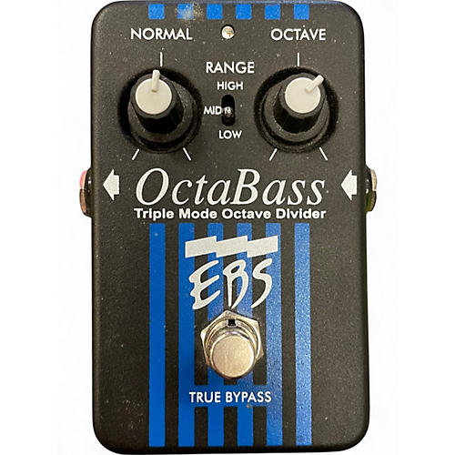 Used EBS Octabass Triple Mode Bass Octave Divider Bass Effect Pedal
