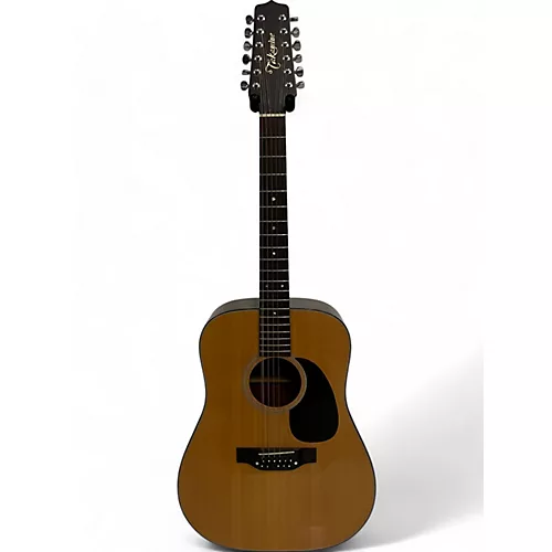 Used Takamine F385 Natural 12 String Acoustic Guitar Natural