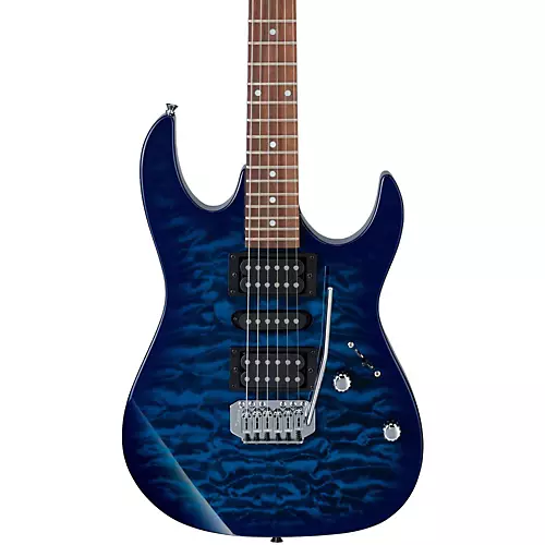 Ibanez GRX70QA Electric Guitar Transparent Blue Burst