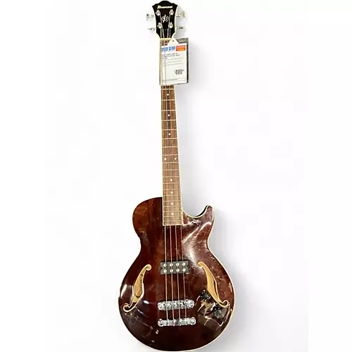 Used Ibanez Agb140 Walnut Electric Bass Guitar Walnut