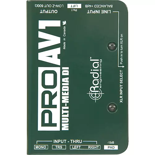 Radial Engineering ProAV1 Single-Channel Direct Box