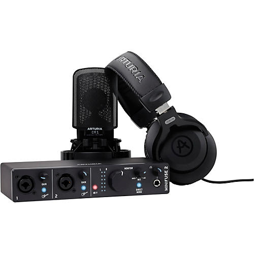 Arturia MiniFuse 2 Recording Studio Pack Black