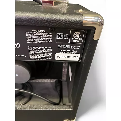 Used Fender Champion 20 Guitar Combo Amp