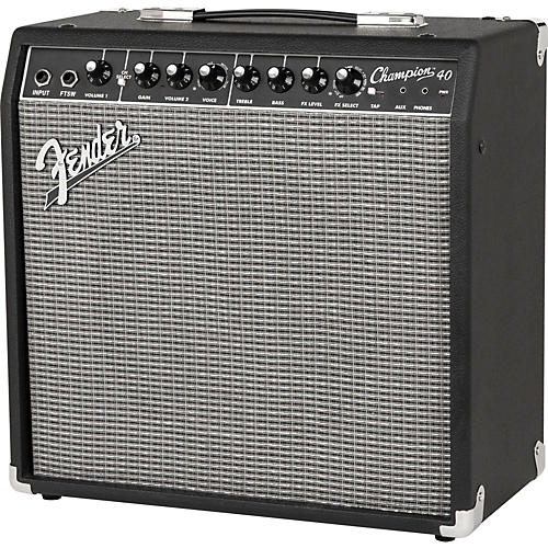 Fender Champion 40 Guitar Combo Amp Black