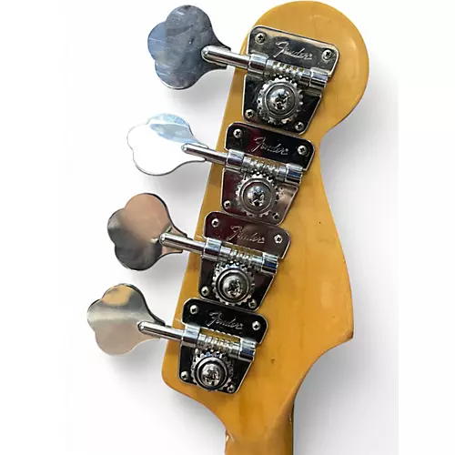 Vintage 1980 Fender Fretless Precision Bass Black Electric Bass Guitar Black