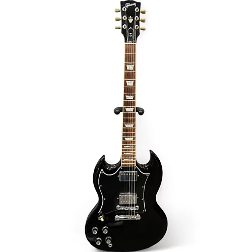 Used 2001 Gibson SG Standard Left Handed Ebony Electric Guitar Ebony