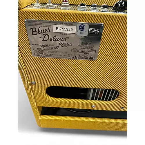 Used Fender Blues Deluxe Reissue 40W 1x12 Tweed Tube Guitar Combo Amp
