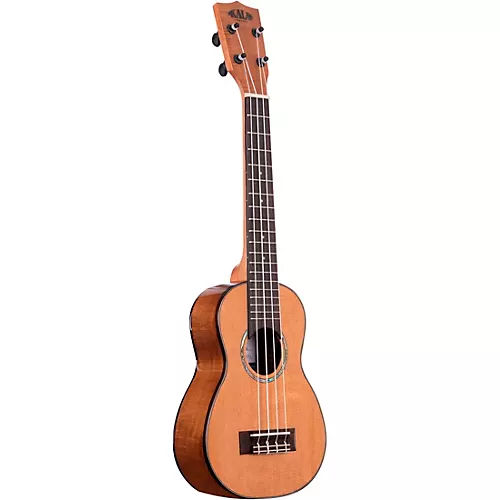 Kala Solid Cedar Top Acacia Soprano Long-Neck Ukulele Natural