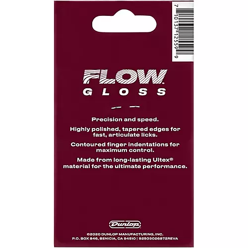Dunlop Flow Gloss Picks 3.0 mm 12 Pack
