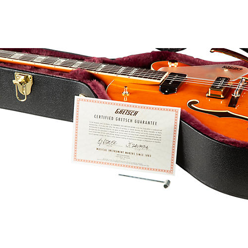 Gretsch Guitars G6120 Eddie Cochran Hollowbody Electric Guitar Western Maple Stain