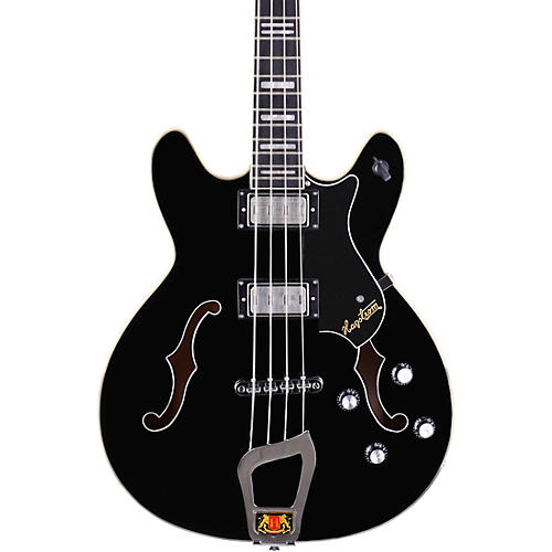 Hagstrom Viking Electric Short-Scale Bass Guitar Black