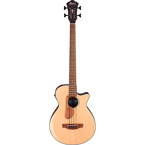 Ibanez AEGB30E Spruce-Sapele Acoustic-Electric Bass Guitar Natural
