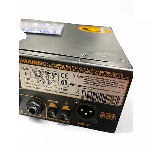 Used Markbass Little Mark Tube 800 Tube Bass Amp Head