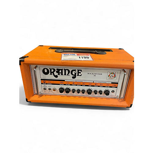 Used Orange Amplifiers ROCKERVERB 50 Tube Guitar Amp Head