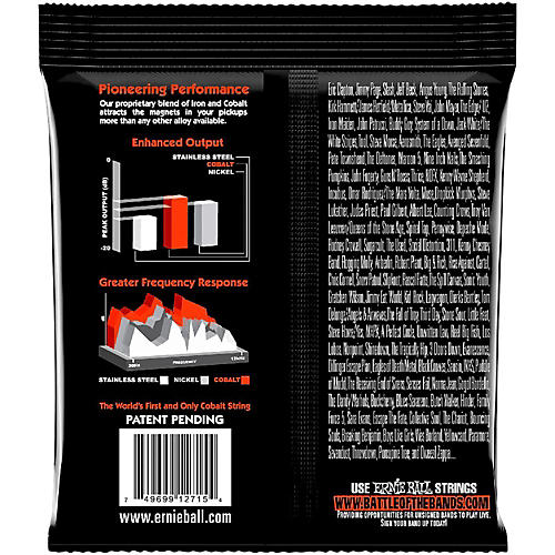 Ernie Ball P02730 Cobalt 7-String Skinny Top Heavy Bottom Electric Guitar Strings 10-62