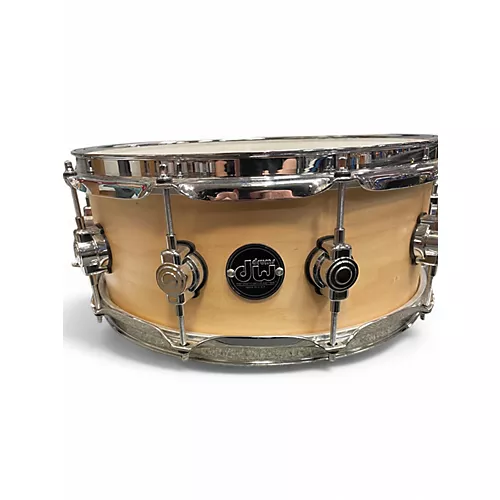 Used DW 5.5X14 Performance Series Snare Maple Drum Maple 10
