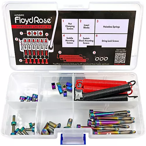 Floyd Rose Stainless Steel Hardware Upgrade Kit Pink