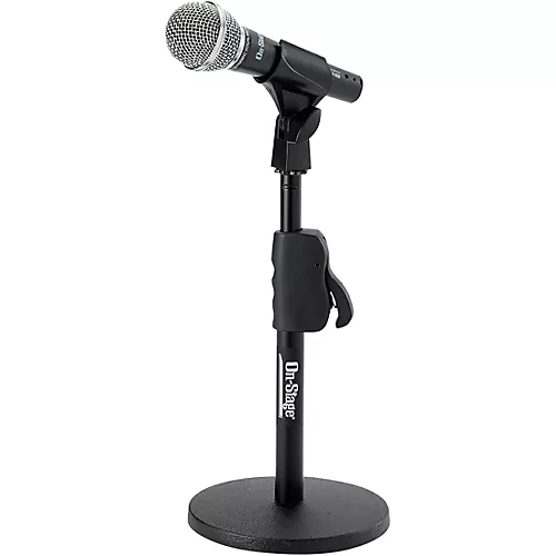 On-Stage Stands DS7200QRB Quik-Release Adjustable Desk Stand