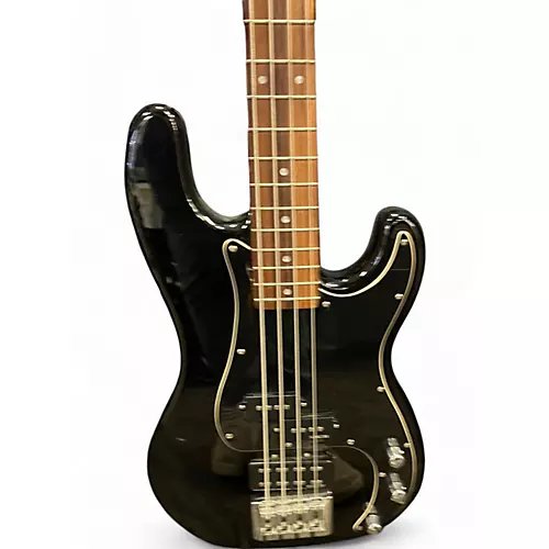 Used Schecter Guitar Research p4 Black Electric Bass Guitar Black