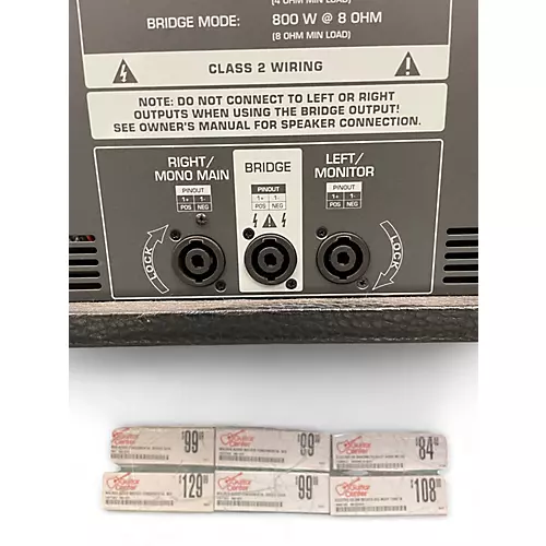 Used Behringer EUROPOWER PMP2000 Power Amp