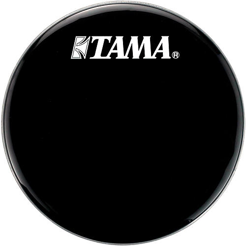 TAMA Logo Resonant Bass Drum Head 22 in. Black