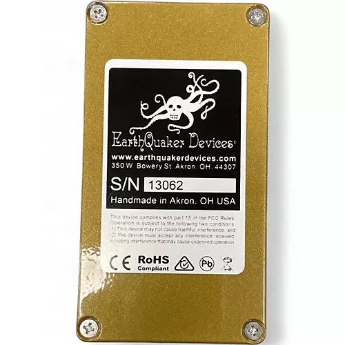 Used EarthQuaker Devices Hoof Germanium/Silicon Hybrid Fuzz Effect Pedal