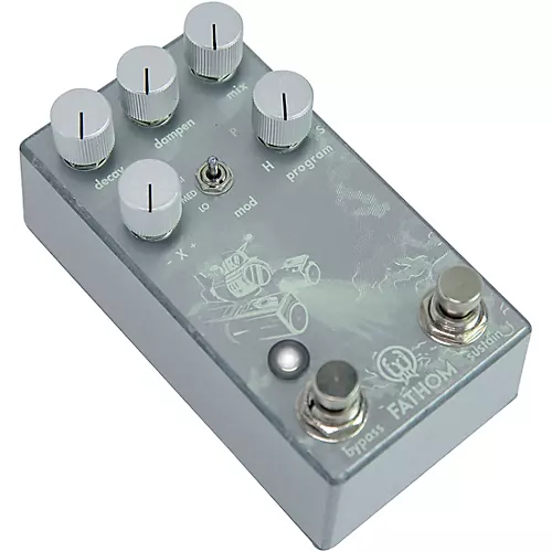 Walrus Audio Fathom Multi-Function Reverb Effects Pedal Platinum